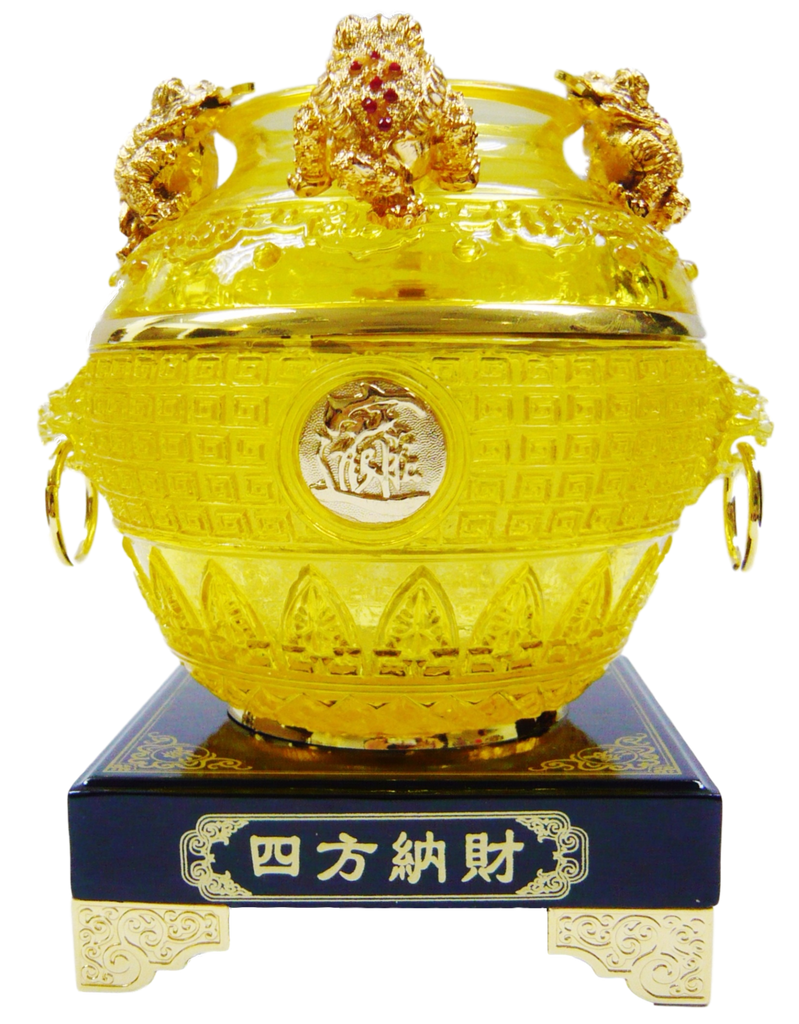 Golden Wealth Abundance Pot