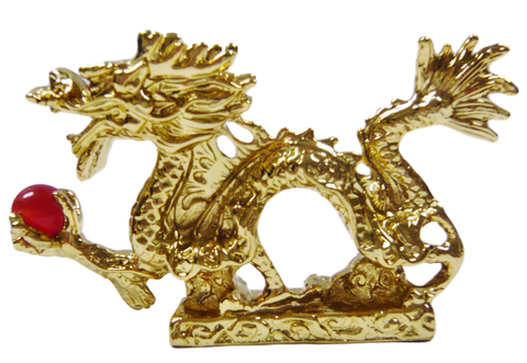 Dragon Grasping Red Crystal Ball